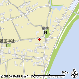 熊本県玉名市滑石1906周辺の地図