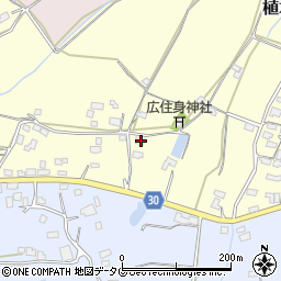 熊本県熊本市北区植木町広住1261周辺の地図