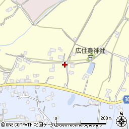 熊本県熊本市北区植木町広住890周辺の地図