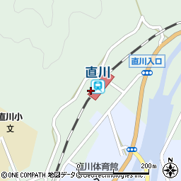 直川駅周辺の地図