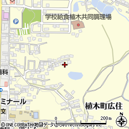 熊本県熊本市北区植木町広住98-5周辺の地図