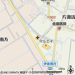 ドラッグセイムス玉名伊倉店周辺の地図