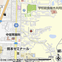 熊本県熊本市北区植木町広住376-4周辺の地図