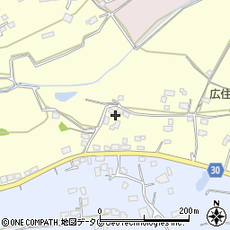 熊本県熊本市北区植木町広住850周辺の地図