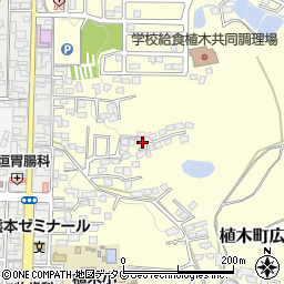 熊本県熊本市北区植木町広住116-6周辺の地図