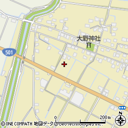 熊本県玉名市滑石2698周辺の地図