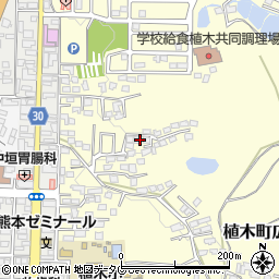 熊本県熊本市北区植木町広住116周辺の地図