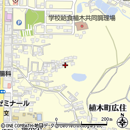 熊本県熊本市北区植木町広住96周辺の地図