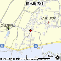 熊本県熊本市北区植木町広住1546周辺の地図