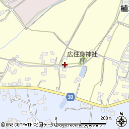 熊本県熊本市北区植木町広住895-1周辺の地図
