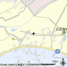 熊本県熊本市北区植木町広住841周辺の地図