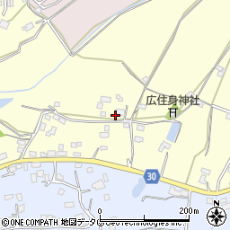 熊本県熊本市北区植木町広住826周辺の地図