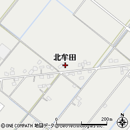 熊本県玉名市北牟田179-18周辺の地図