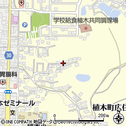熊本県熊本市北区植木町広住113周辺の地図