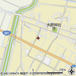 熊本県玉名市滑石2696-1周辺の地図