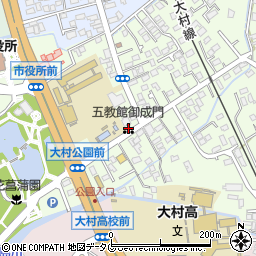 五教館御成門周辺の地図