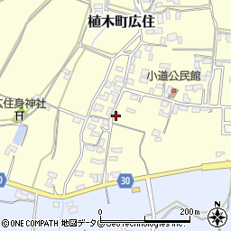 熊本県熊本市北区植木町広住1314周辺の地図