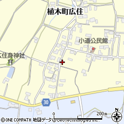 熊本県熊本市北区植木町広住1314周辺の地図