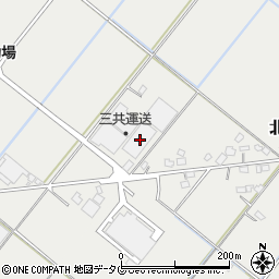 熊本県玉名市北牟田430周辺の地図