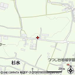 熊本県菊池郡大津町杉水3521周辺の地図