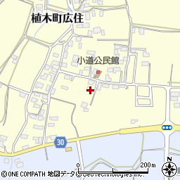 熊本県熊本市北区植木町広住1327周辺の地図