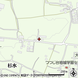 熊本県菊池郡大津町杉水3442-10周辺の地図
