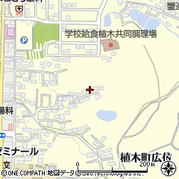 熊本県熊本市北区植木町広住96-6周辺の地図