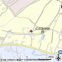 熊本県熊本市北区植木町広住894周辺の地図