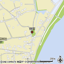 榊宮周辺の地図