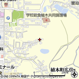 熊本県熊本市北区植木町広住96-8周辺の地図