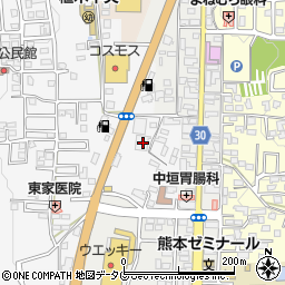ピアノタウン熊本　大谷楽器店周辺の地図