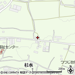 熊本県菊池郡大津町杉水3577周辺の地図