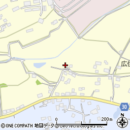 熊本県熊本市北区植木町広住844周辺の地図