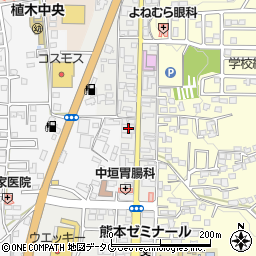 熊本県熊本市北区植木町植木92周辺の地図