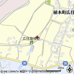 熊本県熊本市北区植木町広住901周辺の地図