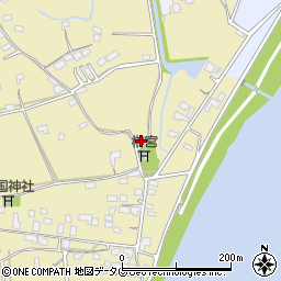 熊本県玉名市滑石1880周辺の地図