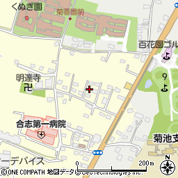 熊本県合志市御代志821-8周辺の地図