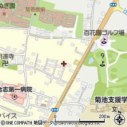 熊本県合志市御代志821-14周辺の地図