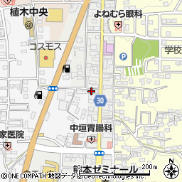 熊本県熊本市北区植木町植木94周辺の地図