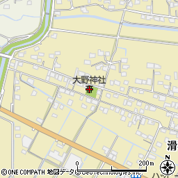 大野神社周辺の地図