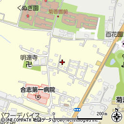 熊本県合志市御代志821-3周辺の地図
