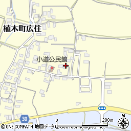 熊本県熊本市北区植木町広住1484周辺の地図