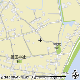 熊本県玉名市滑石1721周辺の地図