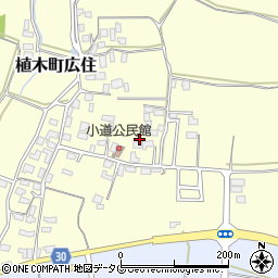 熊本県熊本市北区植木町広住1486周辺の地図