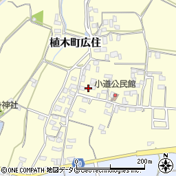 熊本県熊本市北区植木町広住1495周辺の地図