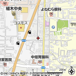 熊本県熊本市北区植木町植木98周辺の地図