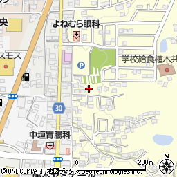 熊本県熊本市北区植木町広住394周辺の地図