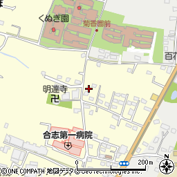熊本県合志市御代志821-20周辺の地図