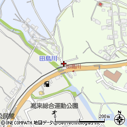 長崎県諫早市高来町黒崎470-2周辺の地図