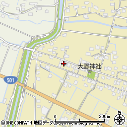 熊本県玉名市滑石1367-1周辺の地図